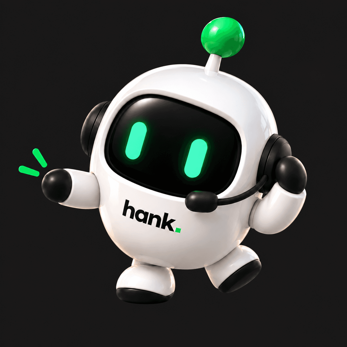 Hank routing a call to the on-call team